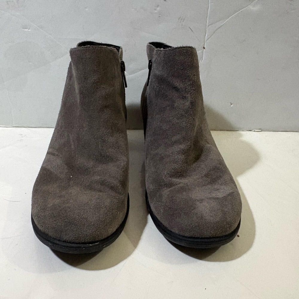 Born Women's Suede Ankle Boots - Dark Gray